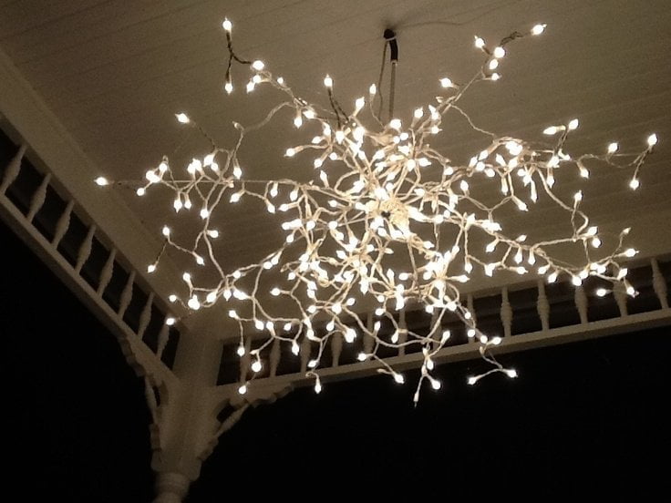 Simple DIY Chandelier