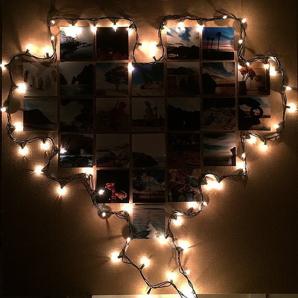 Christmas Lights Photo Collage Frame — Homebnc