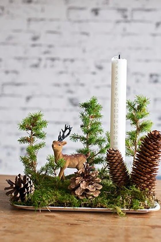 Outdoor Advent Candle Counter