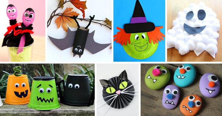 Featured image for 25 Spooktacular Halloween Crafts for Kids of All Ages