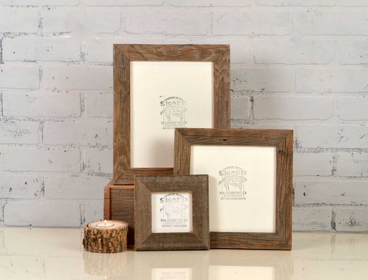 Petite Sized Wooden Picture Frames