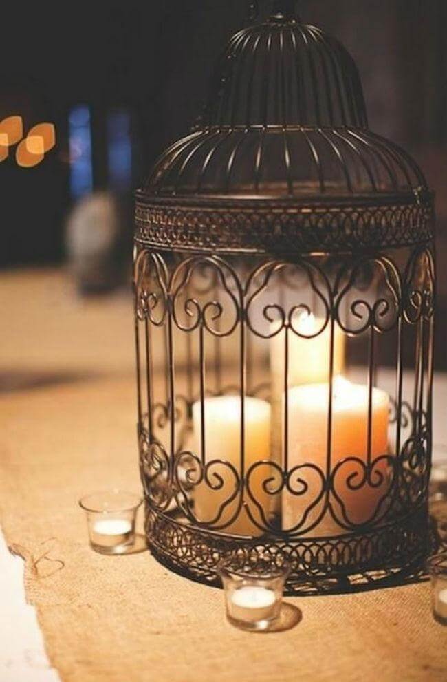 Moroccan-inspired Vintage Birdcage Lantern