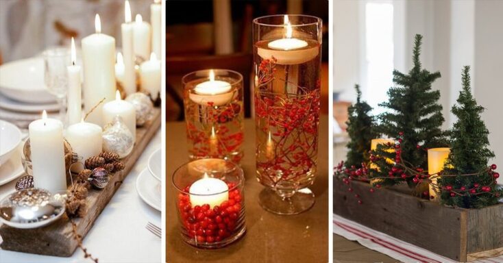 Featured image for 50+ Fabulous DIY Christmas Centerpieces that Anyone can Make
