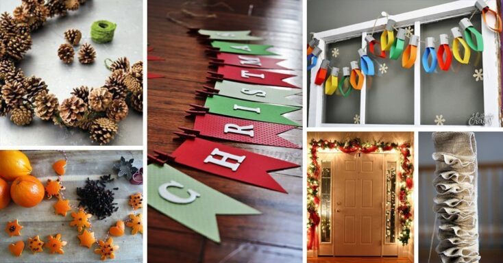 Featured image for 50 Best DIY Christmas Garland Decorating Ideas