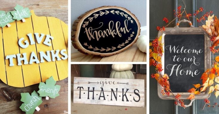 Featured image for 20 DIY Thanksgiving Signs your Friends and Family will Love