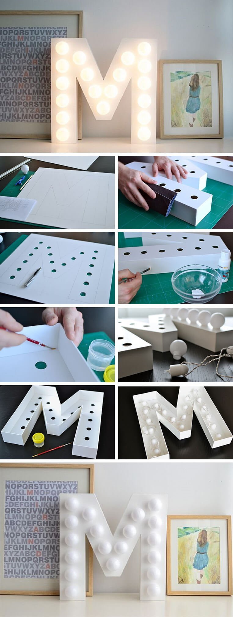 Create Your Own Marquee DIY Letter Project