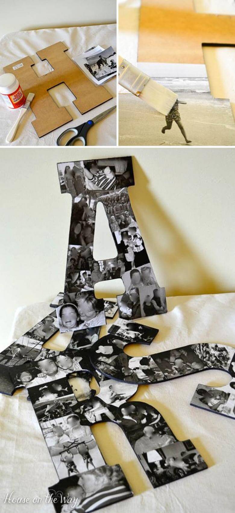 Personalize Letters With Your Favorite Photos