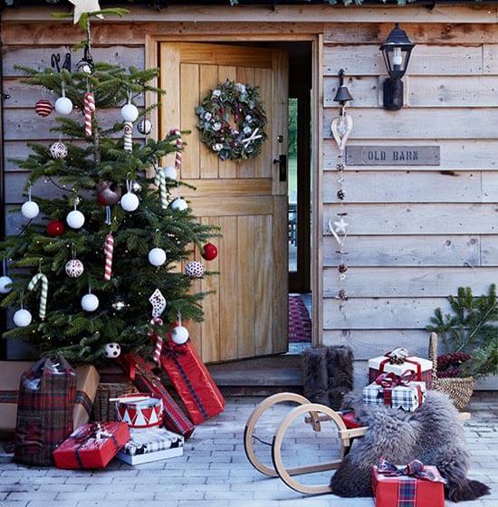 Outdoorsy Globe Ornaments and Candy Canes