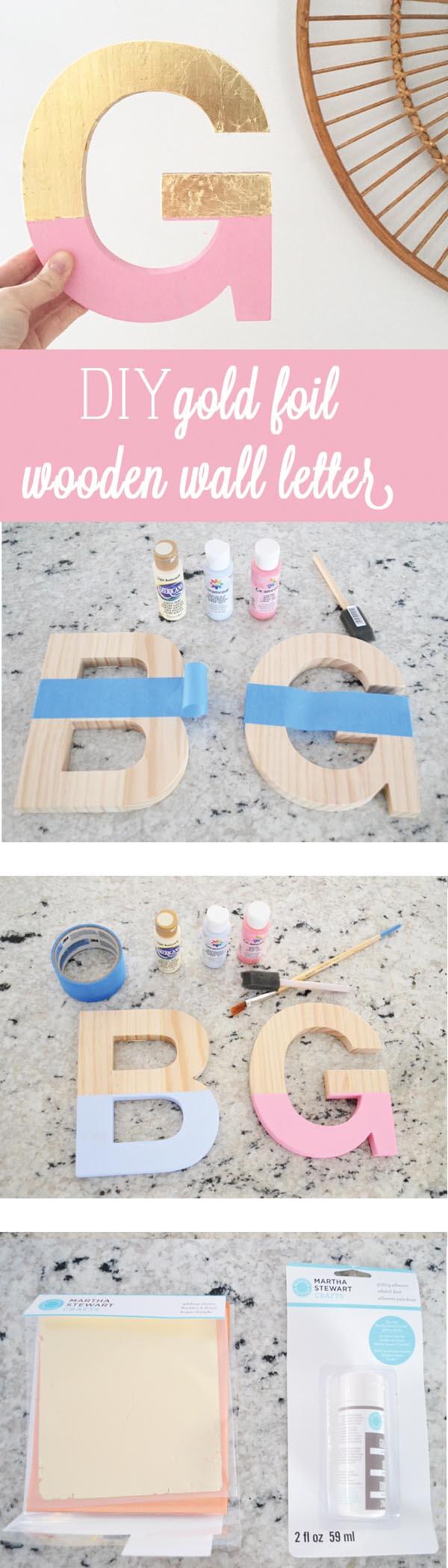 28 Best Diy Projects With Letters Ideas And Designs For 2022