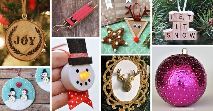 Featured image for 50 Incredible DIY Christmas Ornament Tutorials