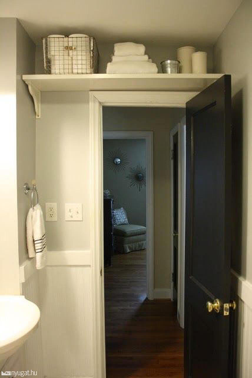 Creative Storage Ideas For Small Bathrooms / Small Bathroom Remodeling Storage And Space Saving Design Ideas Degnan Design Build Remodel / Look for one with hooks that hang over your door to save even more space in your small bathroom.