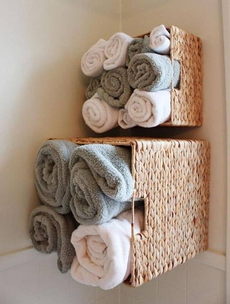 60 Best Small Bathroom Storage Ideas And Tips For 2020