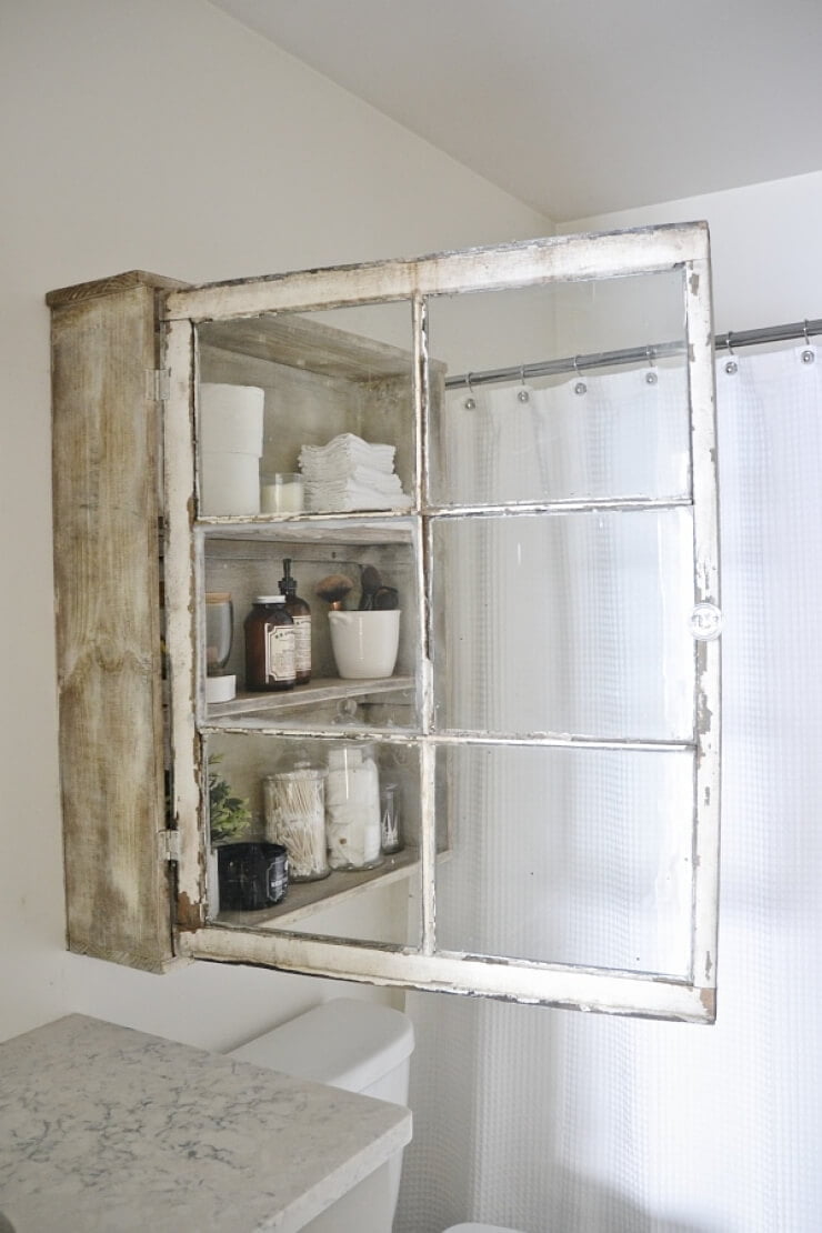 A Rustic New Medicine Cabinet Homebnc