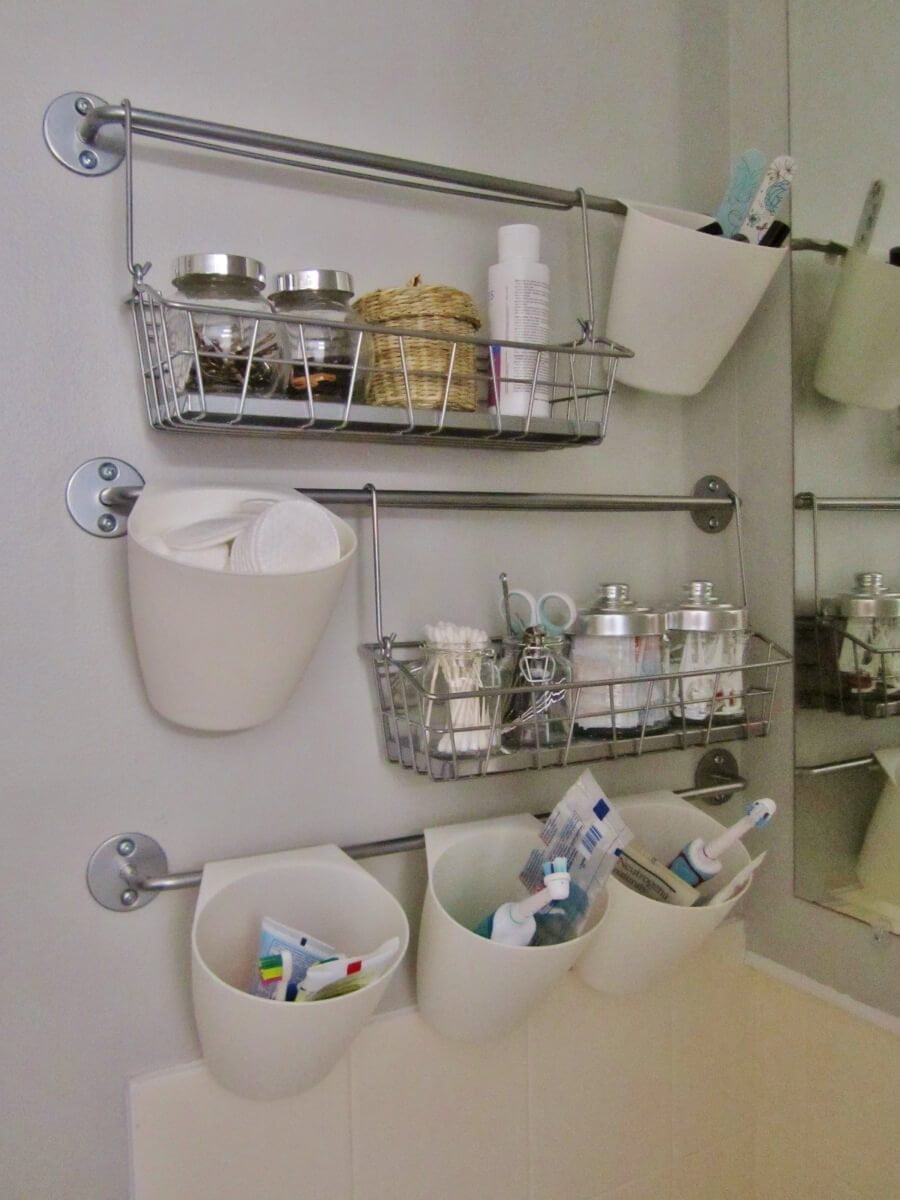 12 Small Bathroom Storage Ideas