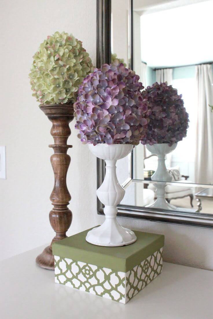 Create a Floral Display with Vintage Candlesticks