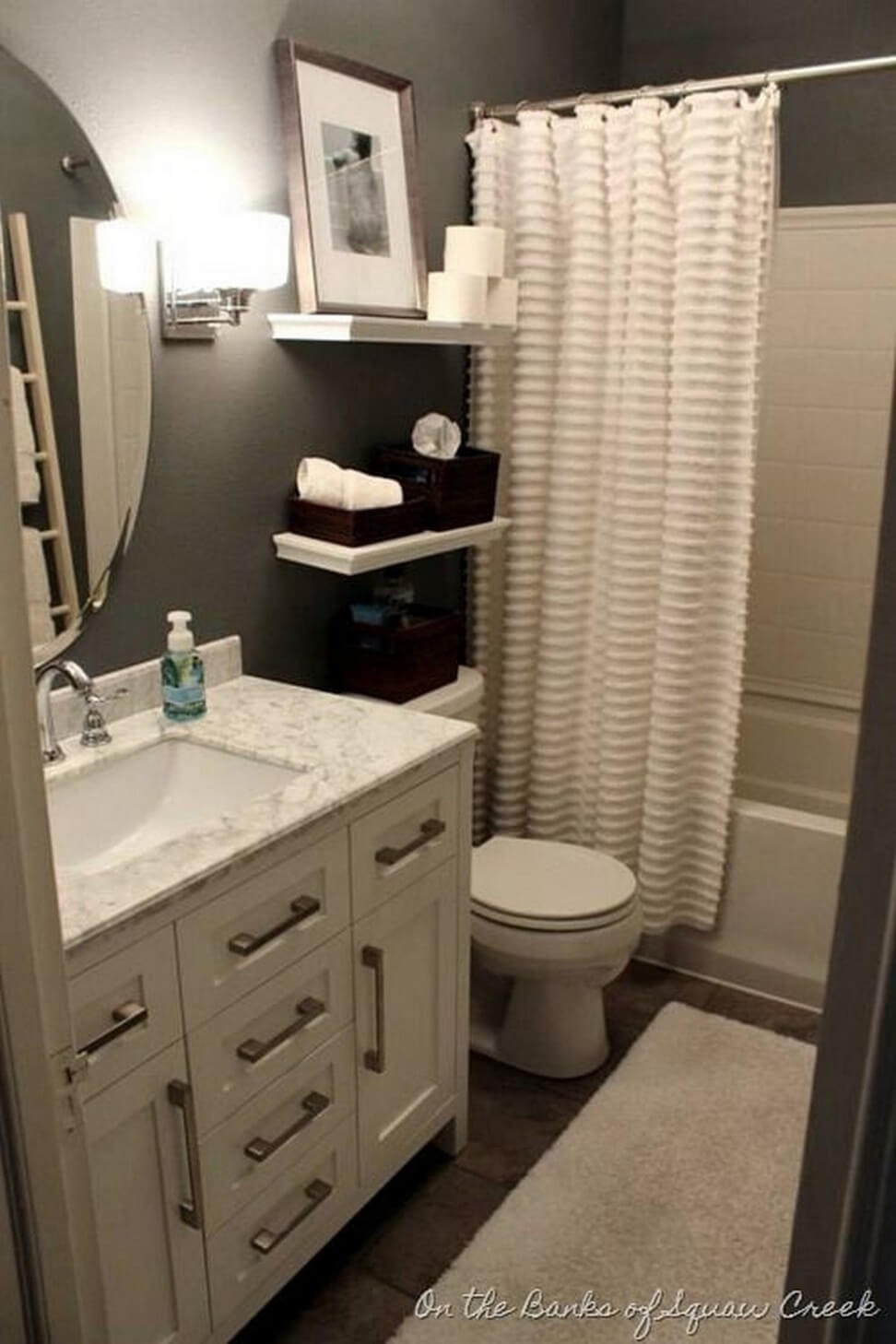 32 Best Small Bathroom Design Ideas and Decorations for 2019
