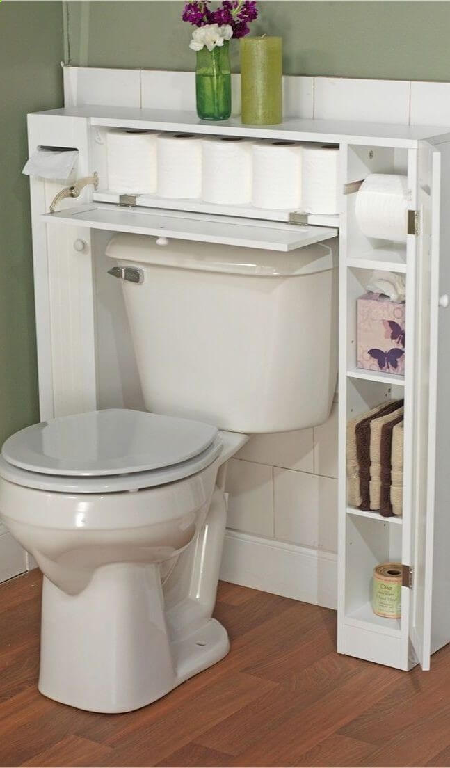 small space bathroom storage