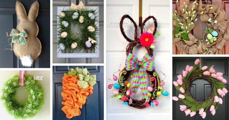 Featured image for 50+ Cute Easter Wreath Ideas to Welcome Spring