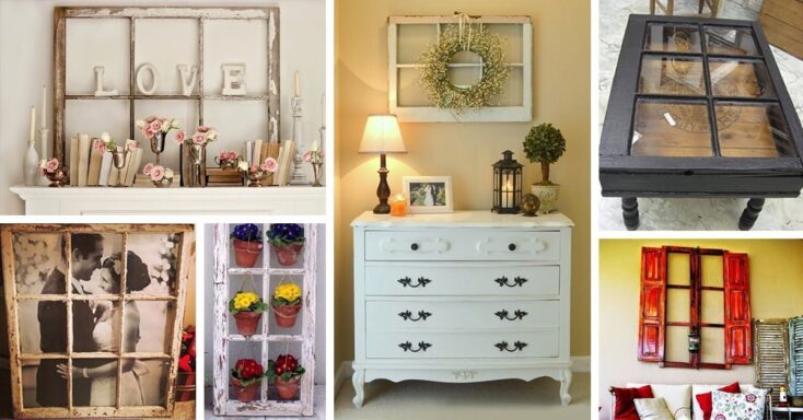 Featured image for 40+ Repurposed Old Window Ideas to Add Charm to Your Home