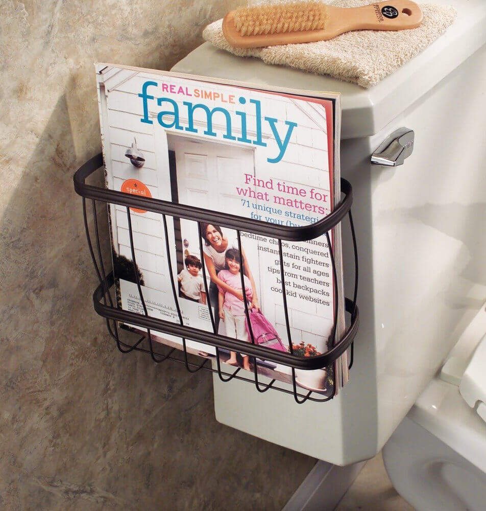 23 Best Bathroom Magazine Rack Ideas To Save Space In 2020