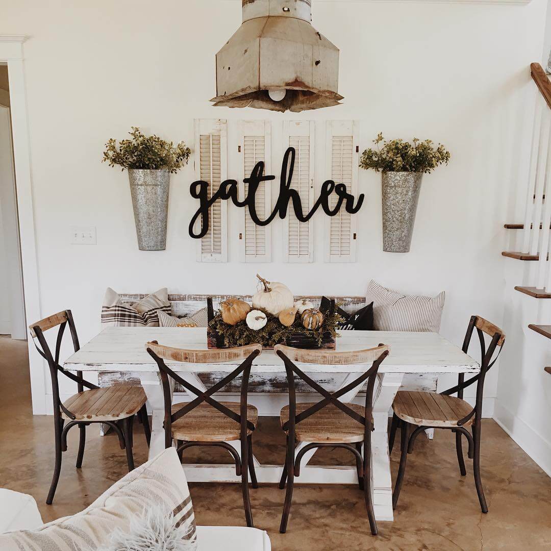 37 Best Farmhouse Dining Room Design And Decor Ideas For 2019