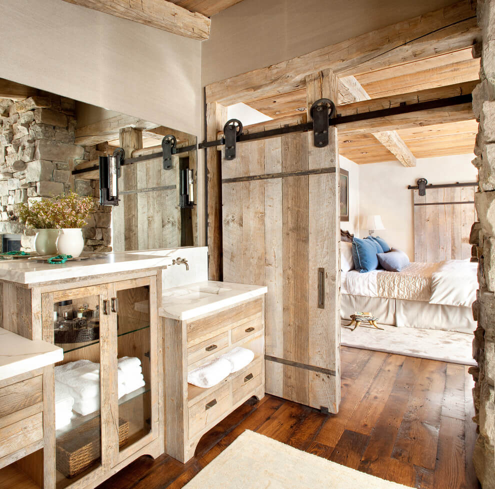 19 Rustic Farmhouse Master Bathroom Ideas Background 7007