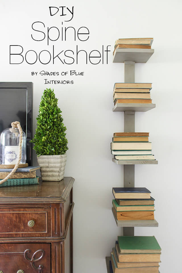 26 Best Diy Bookshelf Ideas And Designs For 2020