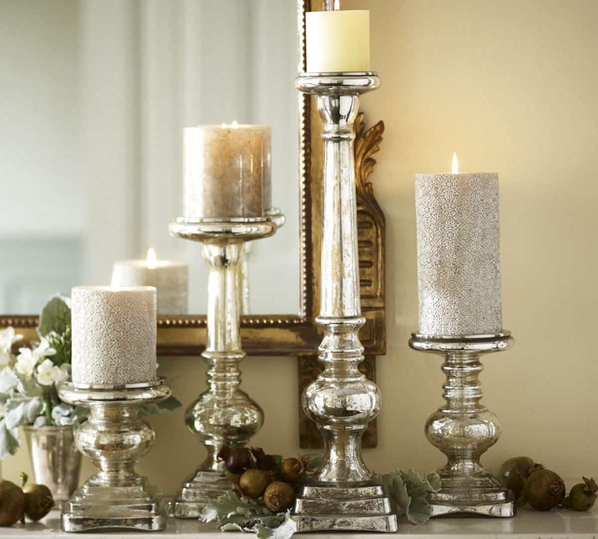 Antique Candlesticks for a Formal Look