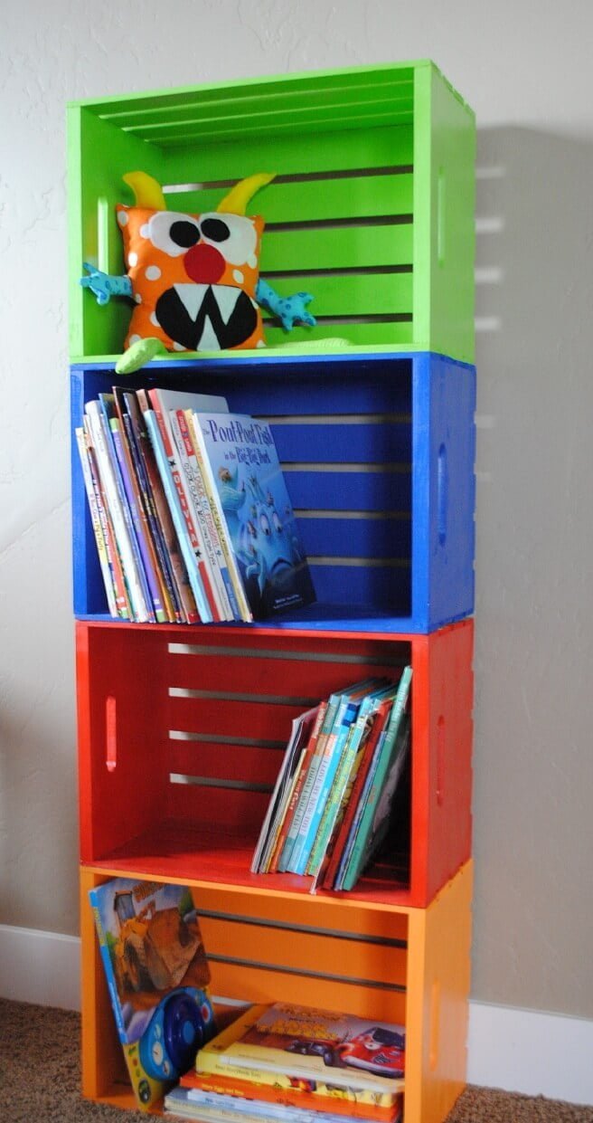 Very Easy and Colorful Crate for Children