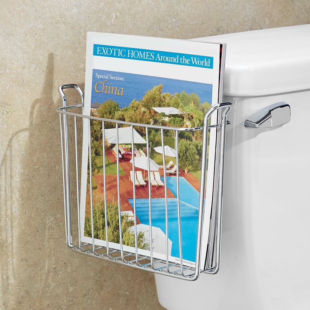 23 Best Bathroom Magazine Rack Ideas to Save Space in 2021