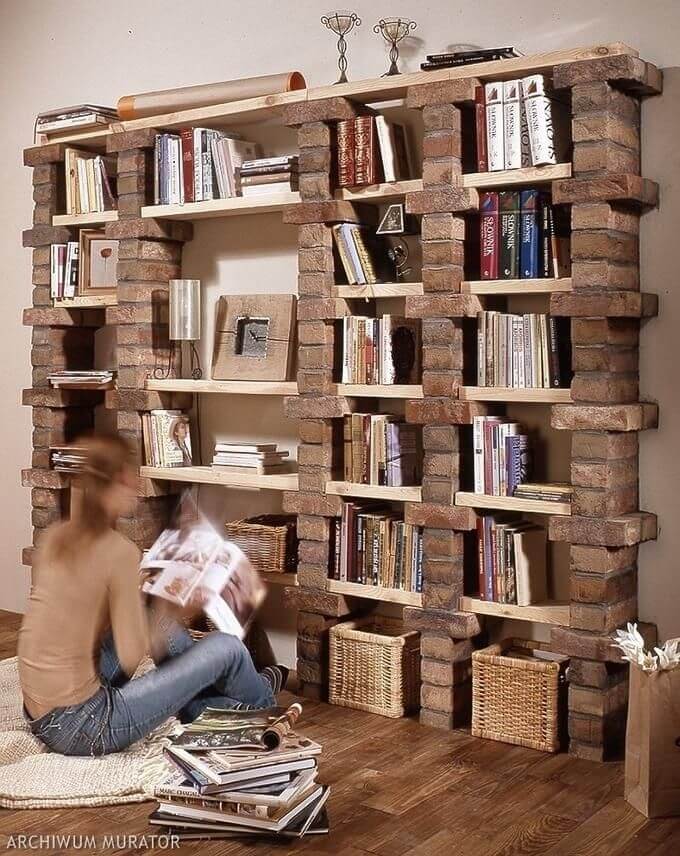 26 Best Diy Bookshelf Ideas And Designs For 2020