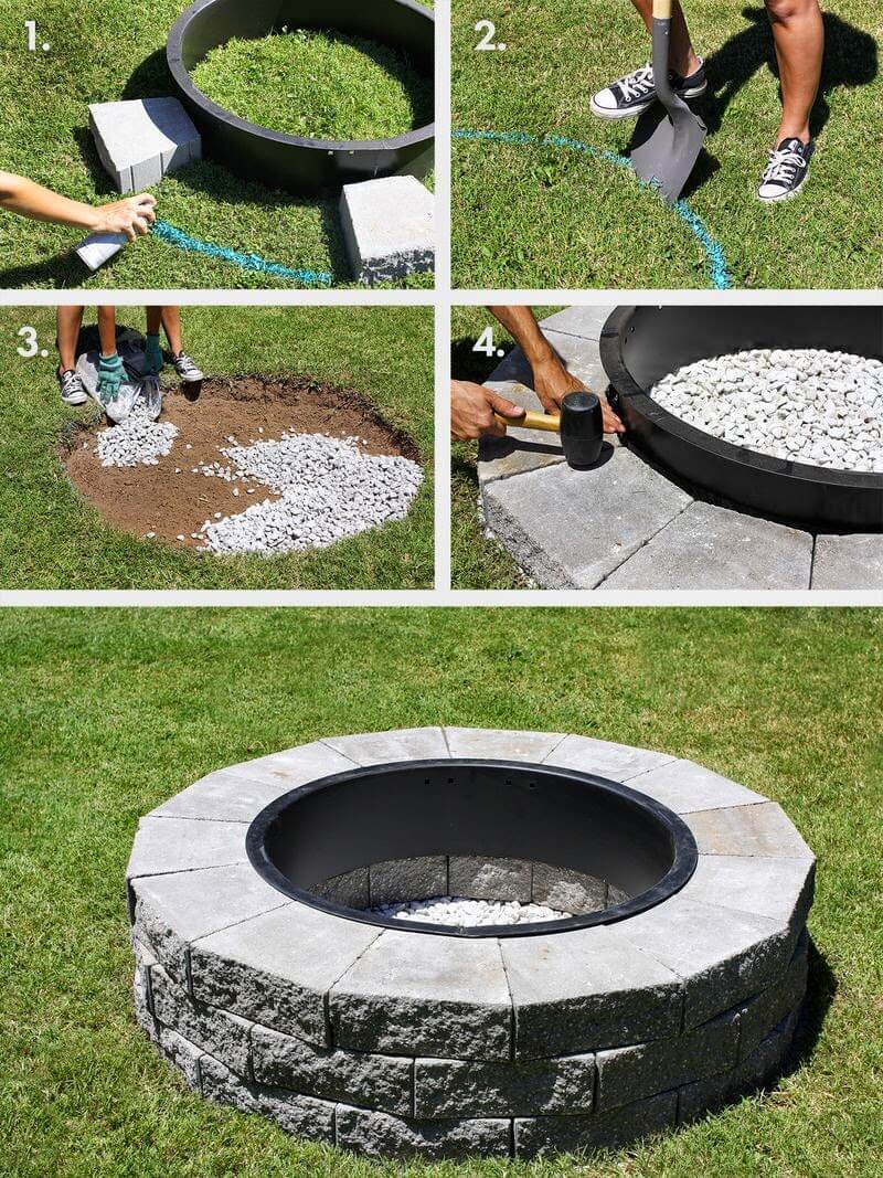 Buduj swój własny betonowy blok firepit