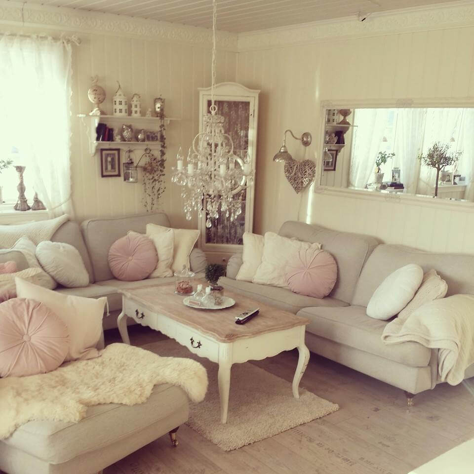 vintage glam living room