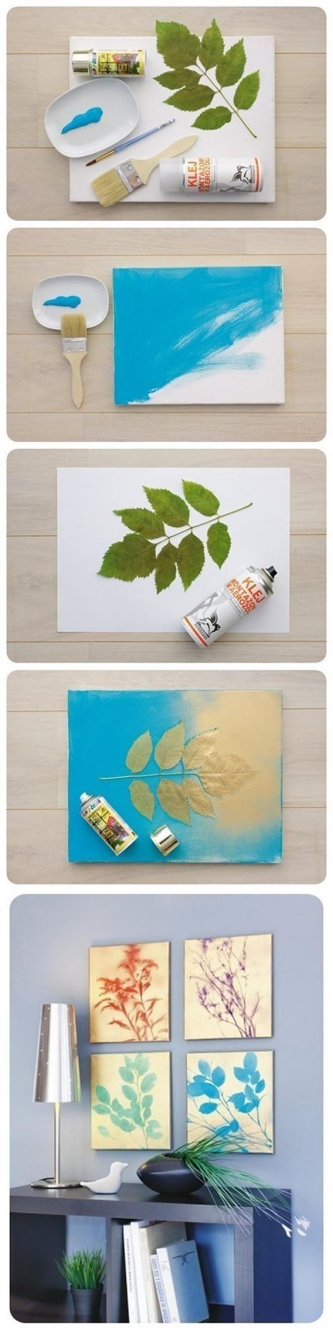 easy spray paint canvas art