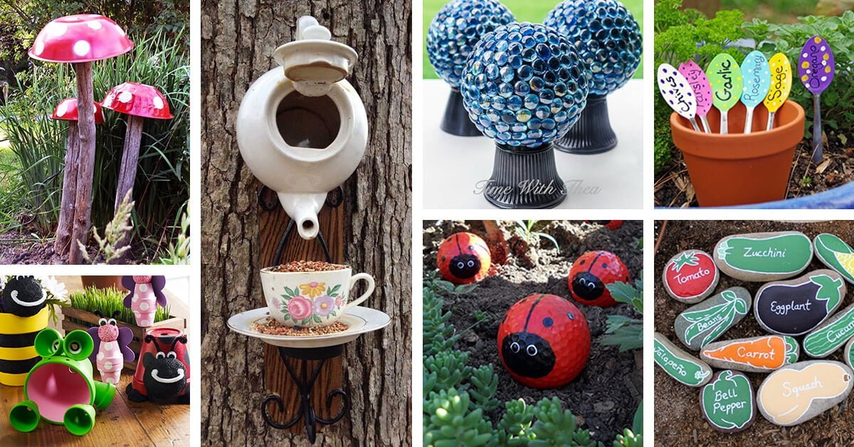 47 Best DIY Garden Crafts (Ideas and Designs) for 2021