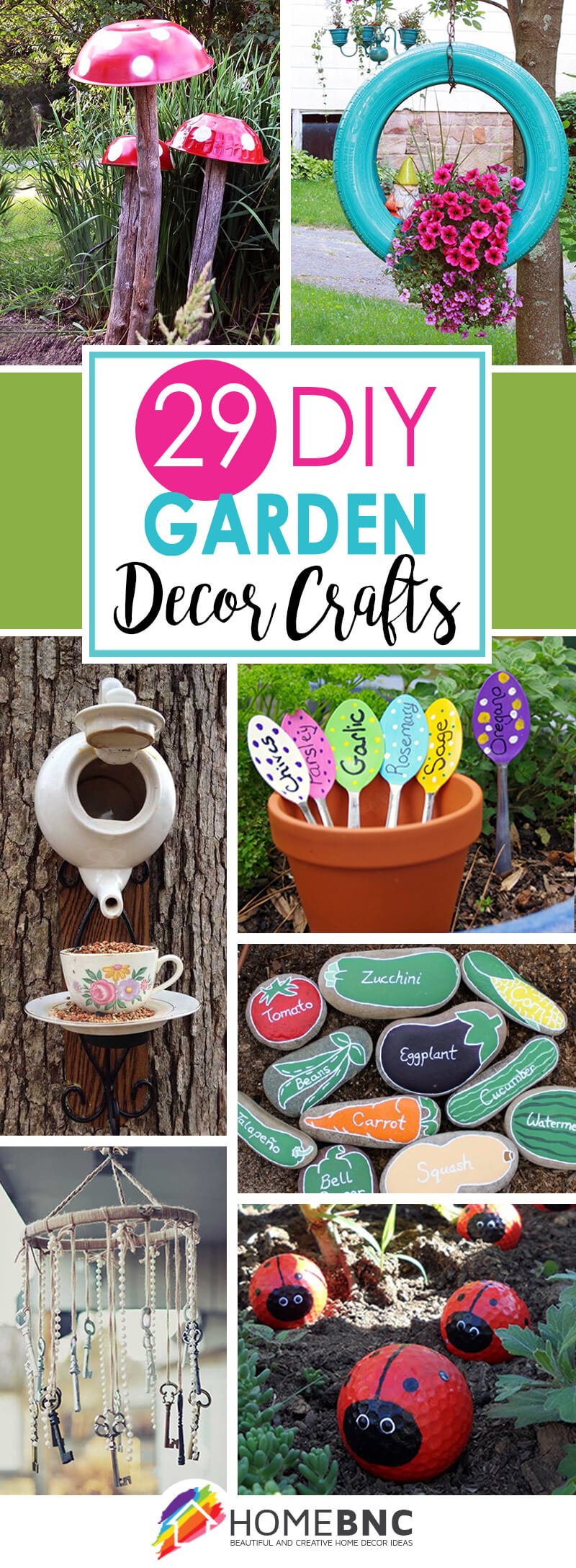 29 Best DIY Garden Crafts (Ideas and Designs) for 2018