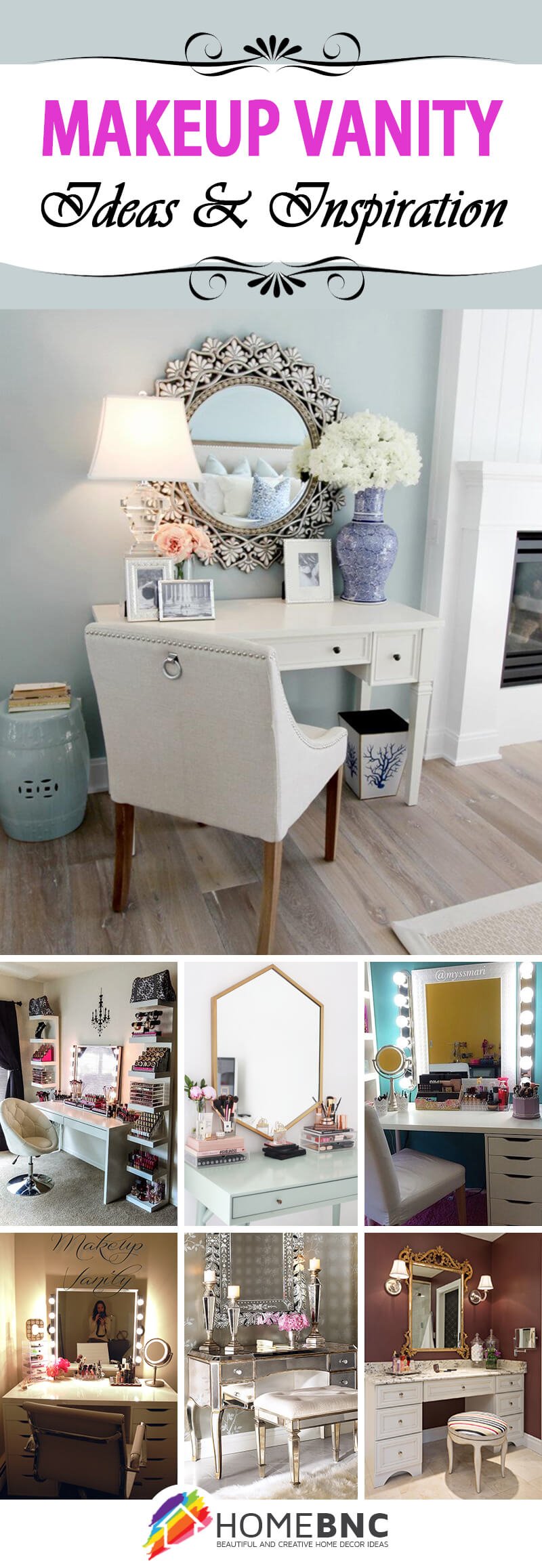 19 Best Makeup Vanity Ideas And Designs For 2020