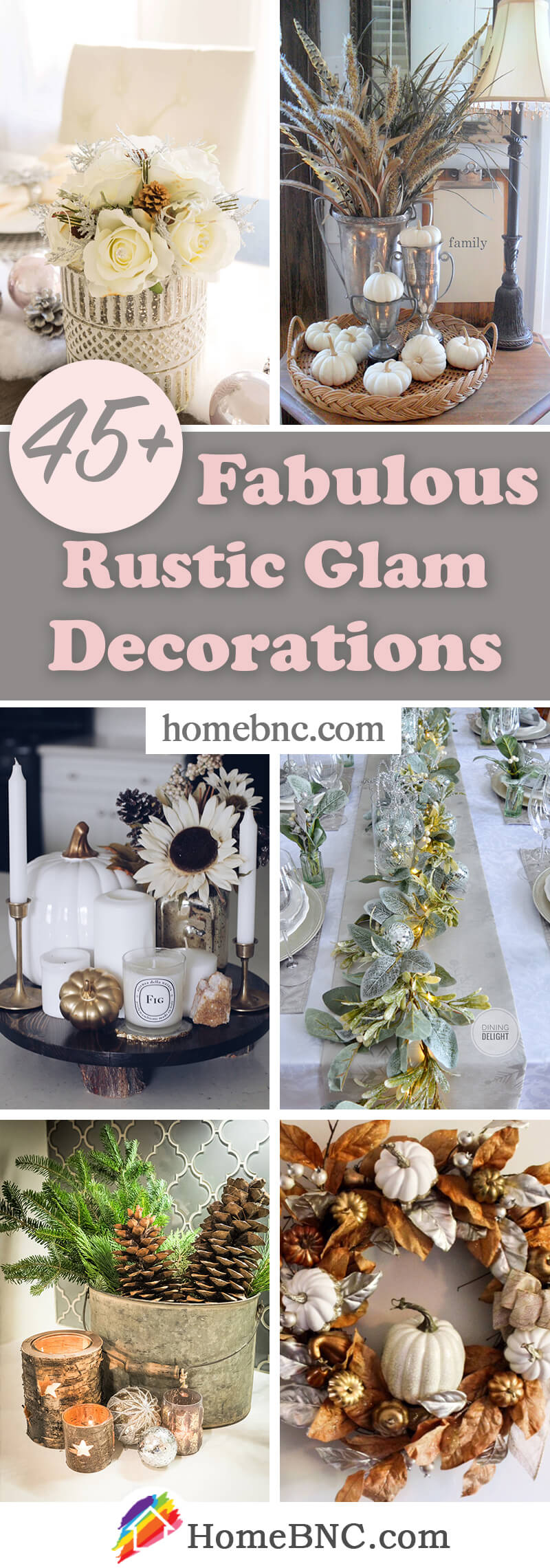 Rustic Glam Decorations
