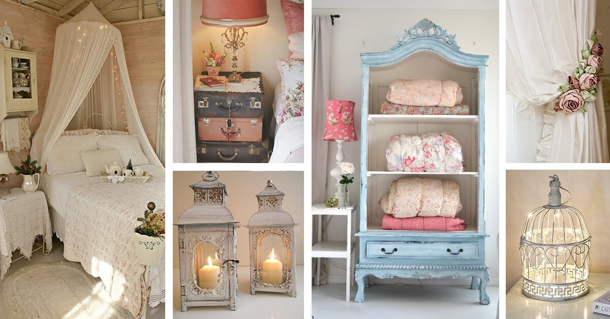 Featured image for “35 Amazingly Pretty Shabby Chic Bedroom Design and Decor Ideas”