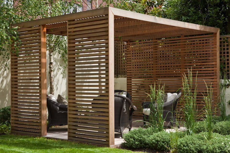 Prague 3m x 3m Grey Pergola