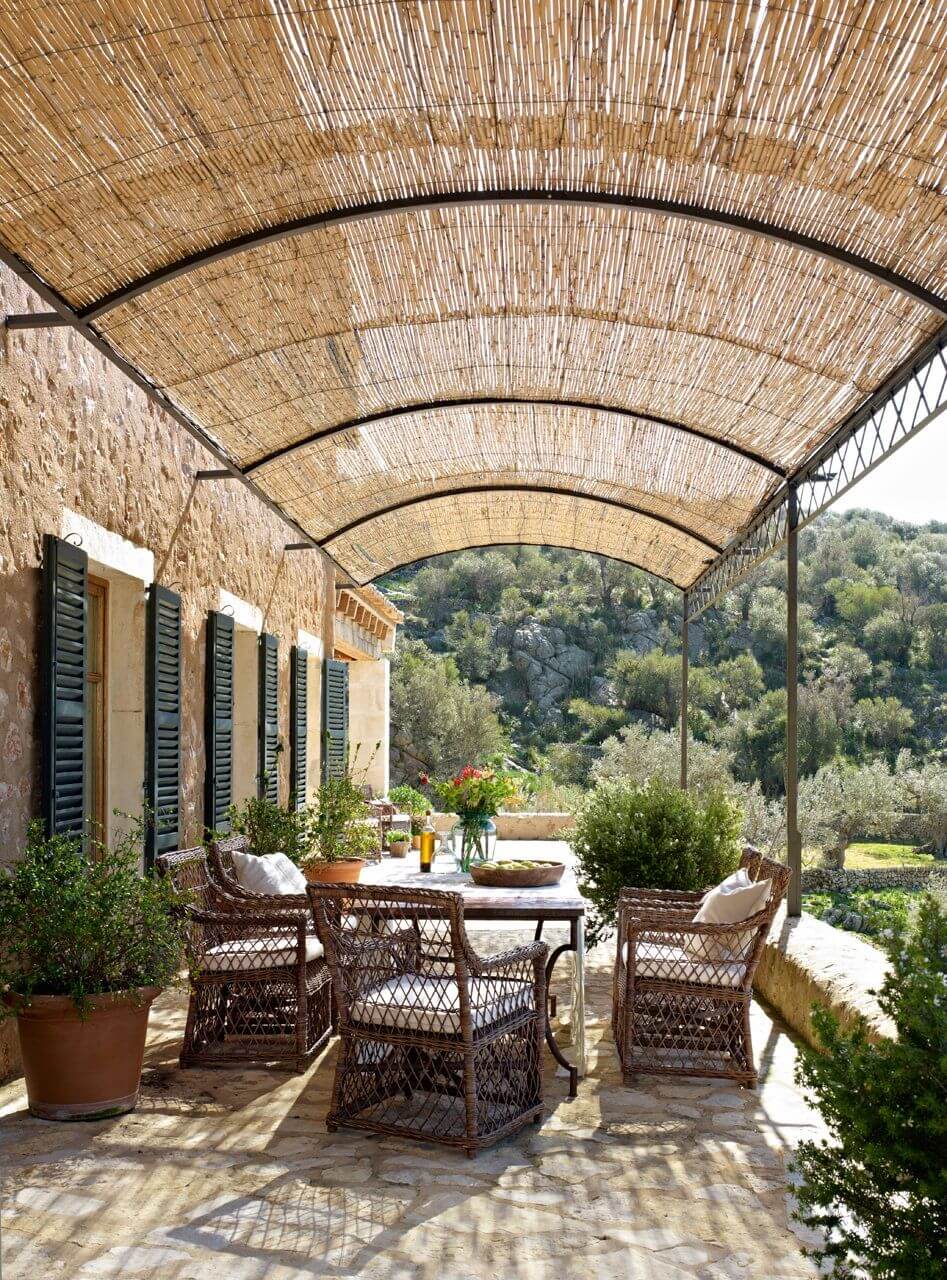 pergola outdoor decor lovely housebeautiful