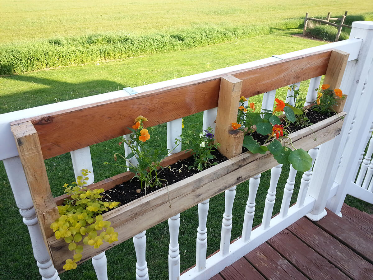 18 diy pallet wood planter box ideas homebnc