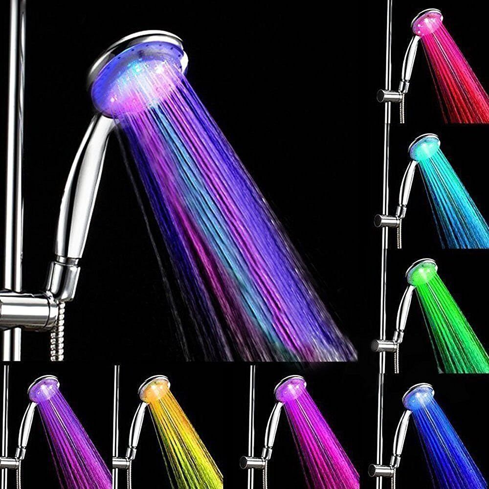 AnGeer Shower Head With Multicolor LED Lights