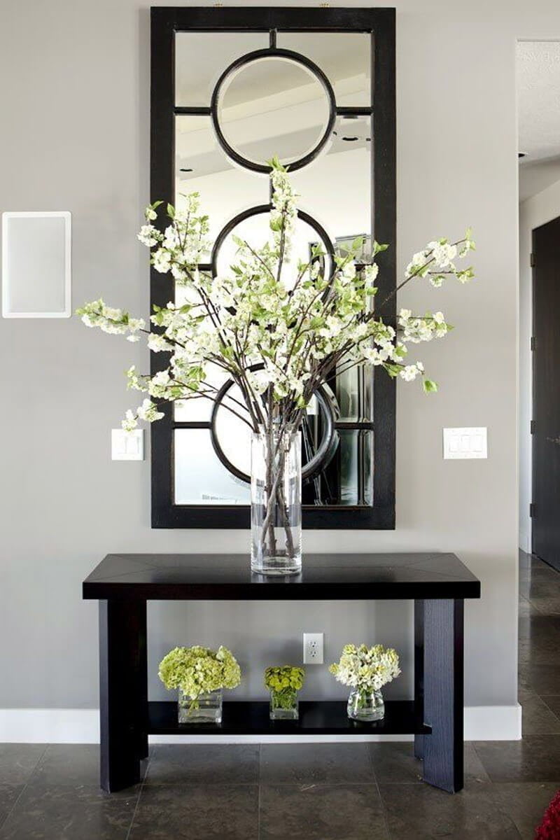 Entryway Decor Ideas With Mirror at Victoria Neel blog