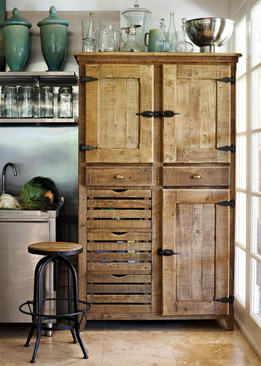 27 Best Rustic Kitchen Cabinet Ideas And Designs For 2021   25 Rustic Kitchen Cabinets Ideas Homebnc 