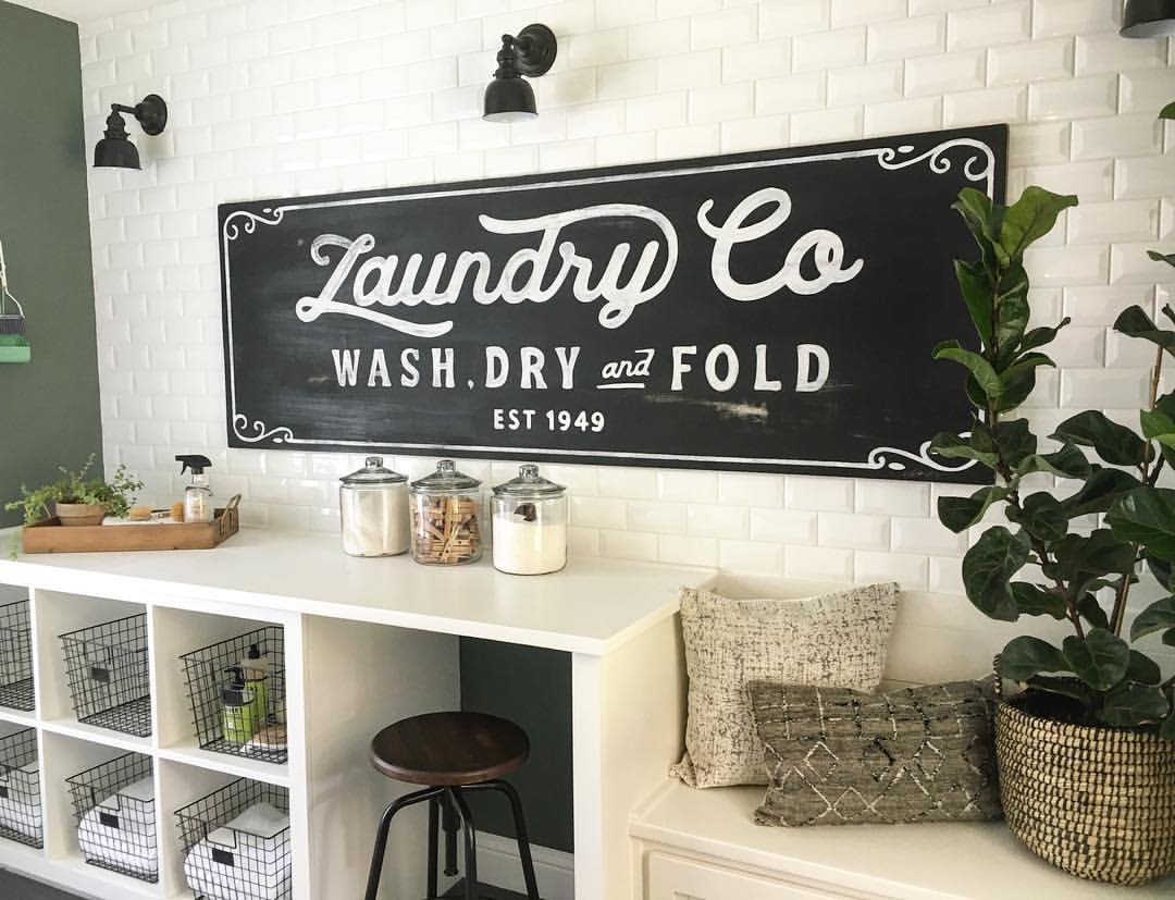 pinterest laundry signs