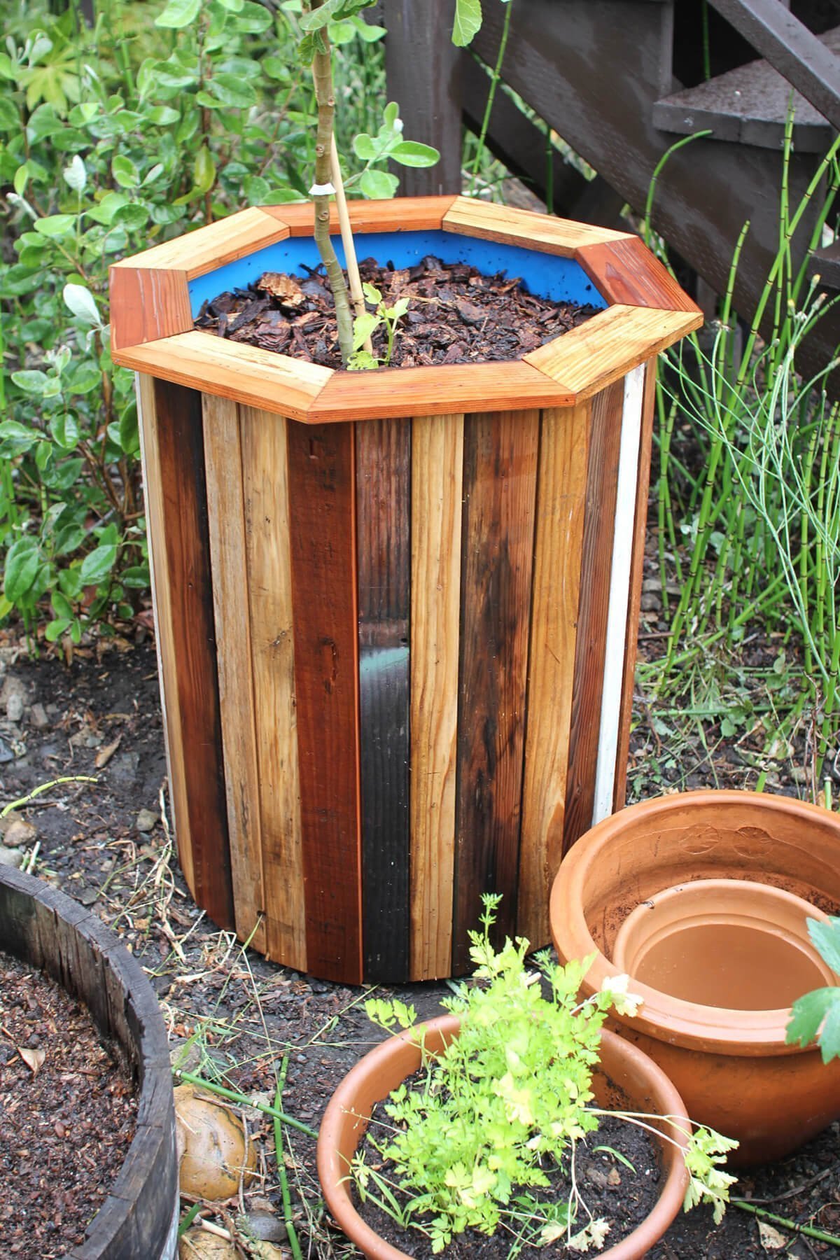 DIY Octagonal Garden Planter Project