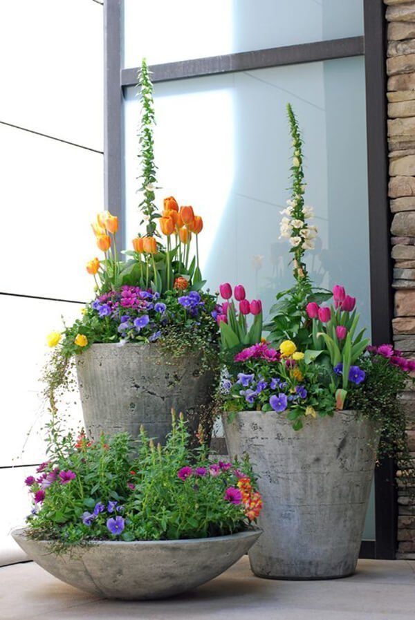 Concrete Planters for Your Garden or Porch