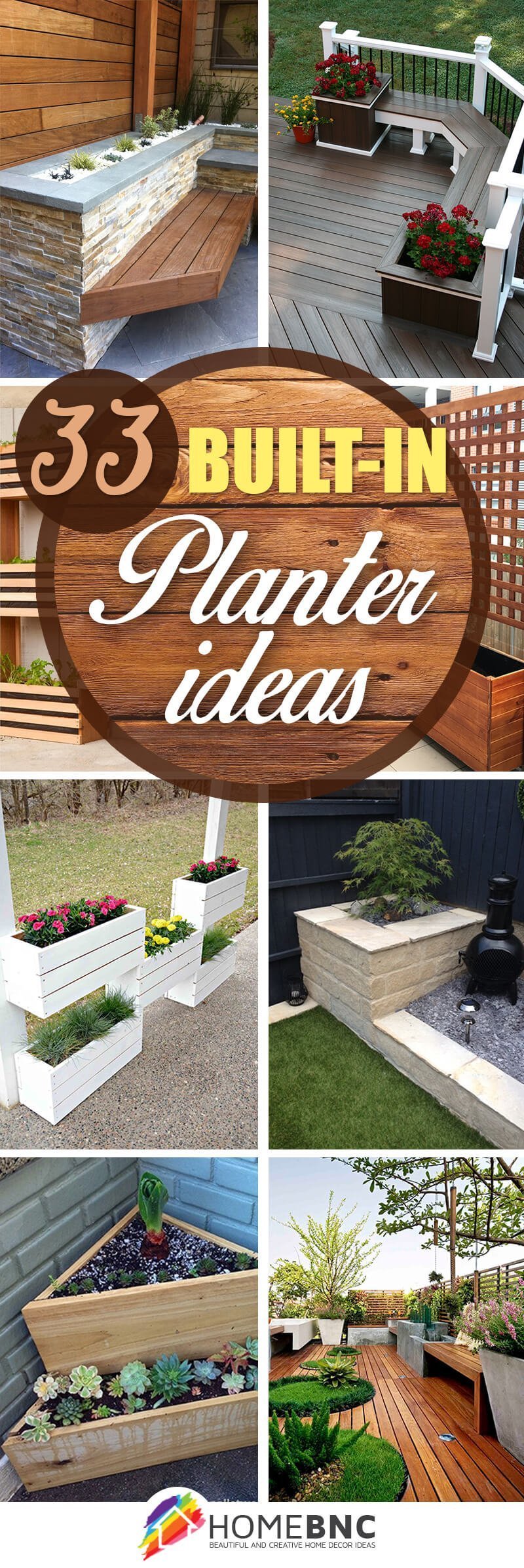 Built-In Planters