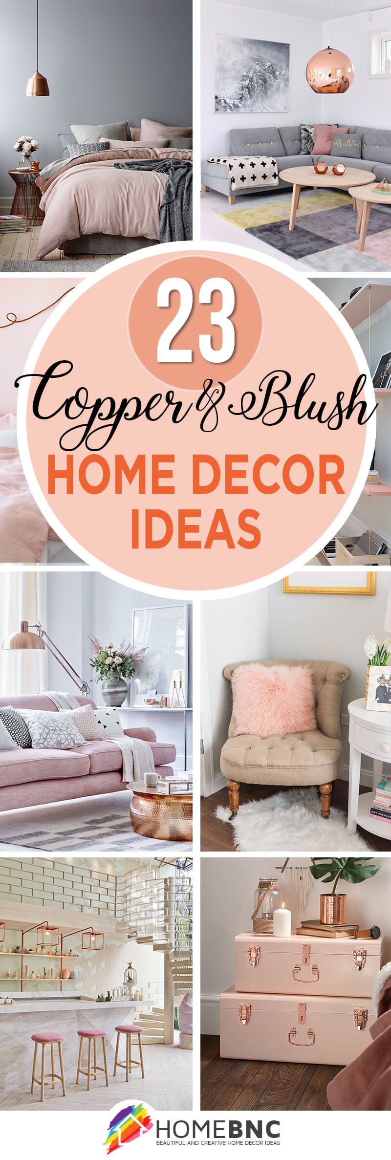 23 Best Copper And Blush Home Decor Ideas And Designs For 2020